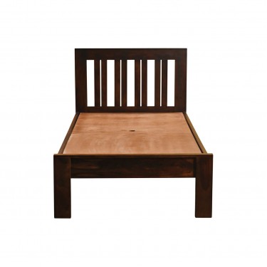 SOHO Κρεβάτι Μονό, για Στρώμα 90x200cm, Sheesham Καρυδί  94x205x90cm [-Καρυδί-] [-Ξύλο-] ΕS7121,2