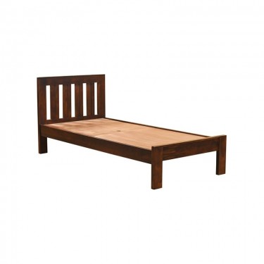 SOHO Κρεβάτι Μονό, για Στρώμα 90x200cm, Sheesham Καρυδί  94x205x90cm [-Καρυδί-] [-Ξύλο-] ΕS7121,2