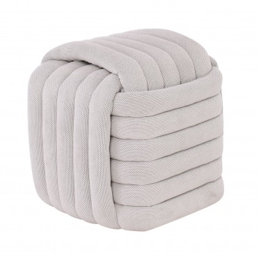 TAB Σκαμπό Βοηθητικό, Ύφασμα Απόχρωση Sandy Grey  47x47x44cm [-Γκρι-] [-Ύφασμα-] Ε7041,1