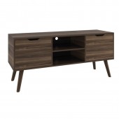 ALINA Έπιπλο TV Απόχρωση Καρυδί  120x38x58cm [-Καρυδί-] [-MDF - Κόντρα Πλακέ - Καπλαμάς - Νοβοπάν-] Ε747,4