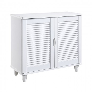 Παπουτσοθήκη 2 Πόρτες Απόχρωση Άσπρο  77x33x70cm [-Άσπρο-] [-MDF - Κόντρα Πλακέ - Καπλαμάς - Νοβοπάν-] Ε83720,3