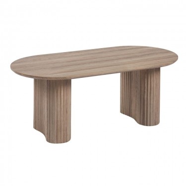 DIAZ Τραπεζάκι Σαλονιού-Καθιστικού, ΜDF Απόχρωση Sonoma  120x60x45cm [-Φυσικό-] [-MDF - Κόντρα Πλακέ - Καπλαμάς - Νοβοπάν-] Ε7696,2