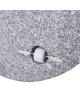 ΒΑΣΗ ομπρέλας στρογγυλή Γρανίτης/Inox #304 (40Kg)  Φ50 H.7,5/37cm [-Γκρι-, -Χρώμιο - Inox-] [-Μάρμαρο - Τεχνομάρμαρο-, -Μέταλλο-] Ε933