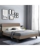 VANITY Κρεβάτι Διπλό, για Στρώμα 160x200cm, Απόχρωση Sonoma Oak-Cream  161x201x98cm [-Εκρού-, -Καρυδί-] [-MDF - Κόντρα Πλακέ - Καπλαμάς - Νοβοπάν-] Ε7350,2