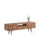 TEKA-W Έπιπλο TV Ξύλο Ακακία Φυσικό  140x35x45cm [-Φυσικό-] [-Ξύλο-] ΕΑ7047,W