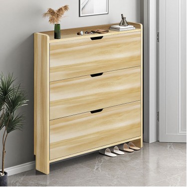 Παπουτσοθήκη MDF - Melamine Απόχρωση Sonoma  80x17x115cm [-Φυσικό-] [-MDF - Κόντρα Πλακέ - Καπλαμάς - Νοβοπάν-, -Melamine-] Ε8330,3