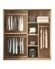 VANITY Ντουλάπα Δίφυλλη - Συρόμενη, Αποχρώσεων Sonoma Oak & Grey  120x60x200cm [-Ανθρακί-, -Καρυδί-] [-MDF - Κόντρα Πλακέ - Καπλαμάς - Νοβοπάν-] Ε7354,1
