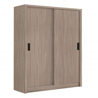 VANITY Ντουλάπα Δίφυλλη - Συρόμενη, Απόχρωση Sonoma Oak  160x60x200cm [-Καρυδί-] [-MDF - Κόντρα Πλακέ - Καπλαμάς - Νοβοπάν-] Ε7355,3