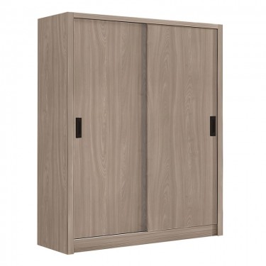VANITY Ντουλάπα Δίφυλλη - Συρόμενη, Απόχρωση Sonoma Oak  160x60x200cm [-Καρυδί-] [-MDF - Κόντρα Πλακέ - Καπλαμάς - Νοβοπάν-] Ε7355,3