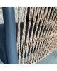 GASBA Set Σαλόνι Κήπου 4τεμ, Alu Ανθρακί, Rope Wicker Φυσικό, Μαξιλάρια Σκούρο Γκρι  2 Πολυθρ 1 Καναπ 1 Τραπεζάκι [-Ανθρακί-, -Φυσικό-] [-Wicker-, -Αλουμίνιο-] Ε6874,1