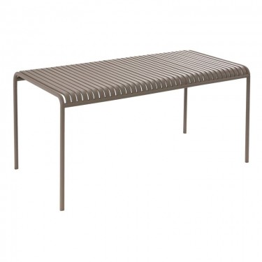 MODIAL Τραπέζι Μέταλλο Βαφή Cappuccino  159x80x75cm [-Μπεζ-Tortora-Sand-Cappuccino-] [-Μέταλλο-] Ε5491,2