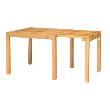 COZY Τραπεζάκι Βοηθητικό Βεράντας-Κήπου, Επεκτεινόμενο Ακακία Φυσικό  50 30x50 H.40cm [-Φυσικό-] [-Ξύλο-] Ε2340