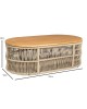 MARK Set Σαλόνι Κήπου 4τεμ, Acacia Φυσικό, Μαξιλάρια Μπεζ Rope Wicker Μπεζ  2 Πολυθρ 1 Καναπ 1 Τραπεζάκι [-Μπεζ-Tortora-Sand-Cappuccino-] [-Ξύλο-, -Ύφασμα-] Ε2360,2