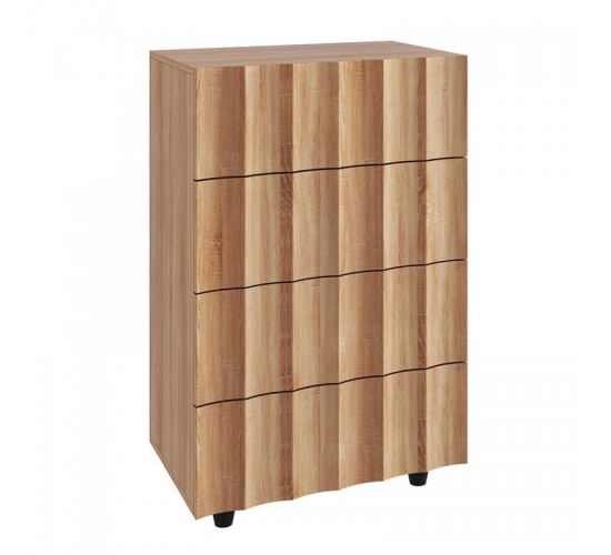 MOTION Συρταριέρα με 4 Συρτάρια, Απόχρωση Φυσικό  60x40x94cm Ε7502,1