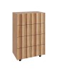 MOTION Συρταριέρα με 4 Συρτάρια, Απόχρωση Φυσικό  60x40x94cm Ε7502,1
