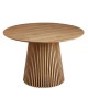 RIM-II Τραπέζι Ροτόντα Τραπεζαρίας, ΜDF Απόχρωση Φυσικό  Φ120cm H.75cm [-Φυσικό-] [-MDF - Κόντρα Πλακέ - Καπλαμάς - Νοβοπάν-] Ε7667,1