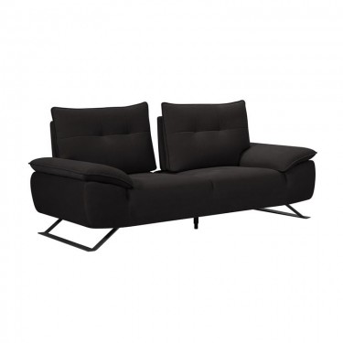 SELENA Καναπές 2-θέσιος Σαλονιού - Καθιστικού, Ύφασμα Ανθρακί, Μεταφερόμενη πλάτη  193x99/115x95cm [-Ανθρακί-] [-Ύφασμα-] Ε9501,22