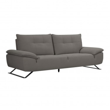 SELENA Καναπές 3-θέσιος Σαλονιού - Καθιστικού, Ύφασμα Γκρι, Μεταφερόμενη πλάτη  225x99/115x95cm [-Γκρι-] [-Ύφασμα-] Ε9501,13