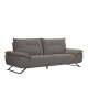 SELENA Καναπές 3-θέσιος Σαλονιού - Καθιστικού, Ύφασμα Γκρι, Μεταφερόμενη πλάτη  225x99/115x95cm [-Γκρι-] [-Ύφασμα-] Ε9501,13
