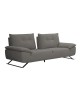 SELENA Καναπές 3-θέσιος Σαλονιού - Καθιστικού, Ύφασμα Γκρι, Μεταφερόμενη πλάτη  225x99/115x95cm [-Γκρι-] [-Ύφασμα-] Ε9501,13