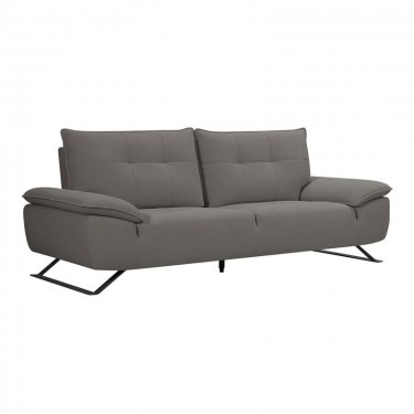 SELENA Καναπές 3-θέσιος Σαλονιού - Καθιστικού, Ύφασμα Γκρι, Μεταφερόμενη πλάτη  225x99/115x95cm [-Γκρι-] [-Ύφασμα-] Ε9501,13