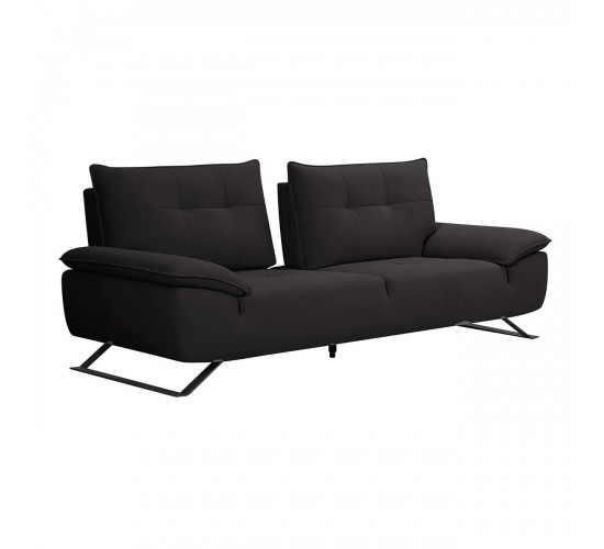 SELENA Καναπές 3-θέσιος Σαλονιού - Καθιστικού, Ύφασμα Ανθρακί, Μεταφερόμενη πλάτη  225x99/115x95cm [-Ανθρακί-] [-Ύφασμα-] Ε9501,23