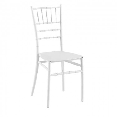 ILONA-W Καρέκλα Εστίασης - Catering Στοιβαζόμενη PP Άσπρο  39x47x89cm [-Άσπρο-] [-PP - PC - ABS-] Ε385W