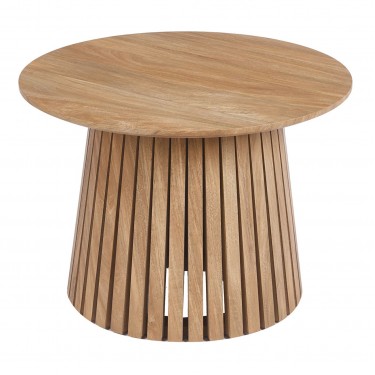 RIM-II Τραπεζάκι Σαλονιού-Καθιστικού, ΜDF Απόχρωση Φυσικό  Φ60cm H.42cm [-Φυσικό-] [-MDF - Κόντρα Πλακέ - Καπλαμάς - Νοβοπάν-] Ε7664,1