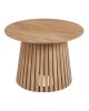 RIM-II Τραπεζάκι Σαλονιού-Καθιστικού, ΜDF Απόχρωση Φυσικό  Φ60cm H.42cm [-Φυσικό-] [-MDF - Κόντρα Πλακέ - Καπλαμάς - Νοβοπάν-] Ε7664,1
