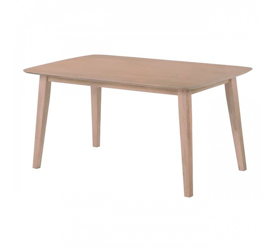 DOM Τραπέζι Τραπεζαρίας, Mdf Απόχρωση Oak  80x120x74cm [-Φυσικό-] [-Ξύλο-] Ε803,5