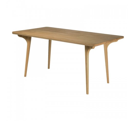 AVERY Τραπέζι Τραπεζαρίας, Απόχρωση Φυσικό  150x90x75cm [-Φυσικό-] [-Ξύλο-] Ε7670,2