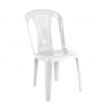 IRIDE-W Καρέκλα Στοιβαζόμενη, ΡΡ Άσπρο  47x52x86cm [-Άσπρο-] [-PP - PC - ABS-] Ε369,W