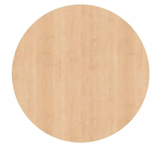 Contract Sliq Smooth Supreme Επιφάνεια Τραπεζιού τ.Werzalit Απόχρωση Maple  Φ60cm/16mm [-Φυσικό-] [-Melamine Laminated-] Ε100,64