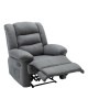 JULIA Massage Πολυθρόνα Relax Σαλονιού - Καθιστικού, Ύφασμα Γκρι  93x90x100cm [-Γκρι-] [-Ύφασμα-] Ε971,2Μ