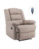 JULIA Massage Πολυθρόνα Relax Σαλονιού - Καθιστικού, Ύφασμα Cappuccino  93x90x100cm [-Μπεζ-Tortora-Sand-Cappuccino-] [-Ύφασμα-] Ε971,4Μ
