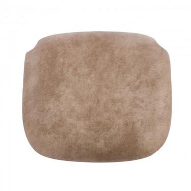 ΤΑΠΕΤΣΑΡΙΑ Καρέκλας Καφενείου, Ύφασμα Suede Μπεζ  40x36x5cm [-Μπεζ-Tortora-Sand-Cappuccino-] [-Ξύλο-, -Ύφασμα-] Υ949,1Κ3