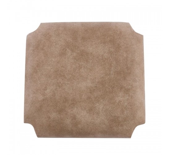 ΤΑΠΕΤΣΑΡΙΑ Σκαμπό Καφενείου, Ύφασμα Suede Μπεζ  35x35x5cm [-Μπεζ-Tortora-Sand-Cappuccino-] [-Ξύλο-, -Ύφασμα-] Υ949,3Κ3