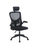 BF3055 Πολυθρόνα Γραφείου- Διευθυντή, Mesh Μαύρο  60x49x110/120cm [-Μαύρο-] [-Ύφασμα Mesh-] ΕΟ5302,1