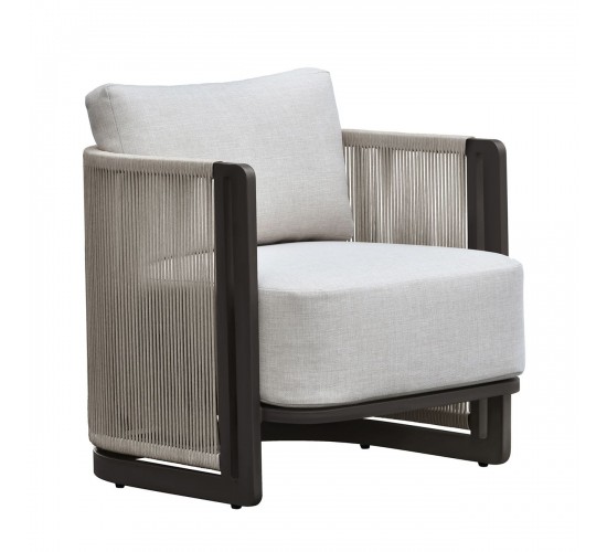 BOSTON Living Set Σαλόνι Καθιστικό Κήπου - Βεράντας Alu Ανθρακί - Μπεζ  204x73x66-72x73x66-130x70x30cm [-Ανθρακί-, -Μπεζ-Tortora-Sand-Cappuccino-] [-Wicker-, -Αλουμίνιο-] Ε6752,1