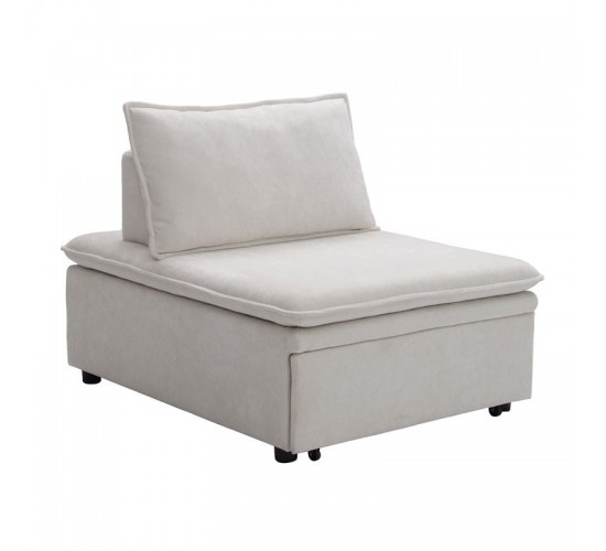 FRANNIE Πολυθρόνα (Καρέκλα) - Κρεβάτι, Σαλονιού-Καθιστικού, Ύφασμα Μπεζ  94x114x45 / Κρεβάτι94x194x45cm [-Μπεζ-Tortora-Sand-Cappuccino-] [-Ύφασμα-] Ε9403,2