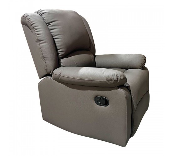 EVA Πολυθρόνα Relax Σαλονιού - Καθιστικού, PU Καφέ  84x91x102cm [-Καφέ-] [-PU - PVC-] Ε9734,2