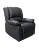 EVA Πολυθρόνα Relax Σαλονιού - Καθιστικού, PU Μαύρο  84x91x102cm [-Μαύρο-] [-PU - PVC-] Ε9734,3