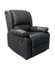 EVA Πολυθρόνα Relax Σαλονιού - Καθιστικού, PU Μαύρο  84x91x102cm [-Μαύρο-] [-PU - PVC-] Ε9734,3