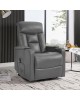 NANCY Lift-Relax Πολυθρόνα Σαλονιού - Καθιστικού, Ύφασμα Σκ.Γκρι (ηλεκτρική ανάκληση)  77x94x109cm [-Γκρι-] [-Ύφασμα-] Ε9735,3