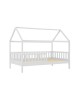 DREAM Montessori Παιδικό Κρεβάτι, για Στρώμα 90x190cm, Ξύλο Πεύκου Απόχρωση Άσπρο  97x197x129cm [-Άσπρο-] [-Ξύλο-] ΕΚ701,1