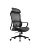 BF3010 Πολυθρόνα Γραφείου Διευθυντή, Mesh Μαύρο, Ύφασμα Μαύρο  61x63x119/128cm [-Μαύρο-] [-Ύφασμα Mesh-, -Ύφασμα-] ΕΟ572,1