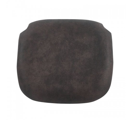 ΤΑΠΕΤΣΑΡΙΑ Καρέκλας Καφενείου, Ύφασμα Suede Ανθρακί  40x36x5cm [-Ανθρακί-] [-Ξύλο-, -Ύφασμα-] Υ949,1Κ4