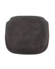ΤΑΠΕΤΣΑΡΙΑ Καρέκλας Καφενείου, Ύφασμα Suede Ανθρακί  40x36x5cm [-Ανθρακί-] [-Ξύλο-, -Ύφασμα-] Υ949,1Κ4
