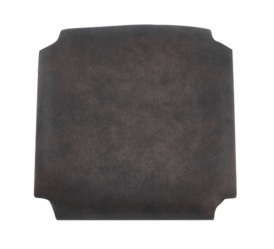 ΤΑΠΕΤΣΑΡΙΑ Σκαμπό Καφενείου, Ύφασμα Suede Ανθρακί  35x35x5cm [-Ανθρακί-] [-Ξύλο-, -Ύφασμα-] Υ949,3Κ4