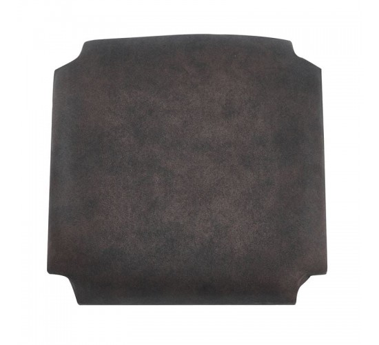 ΤΑΠΕΤΣΑΡΙΑ Σκαμπό Καφενείου, Ύφασμα Suede Ανθρακί  35x35x5cm [-Ανθρακί-] [-Ξύλο-, -Ύφασμα-] Υ949,3Κ4